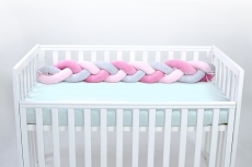 Захист (бампер)-коса Veres Pink Grey 120х15 см
